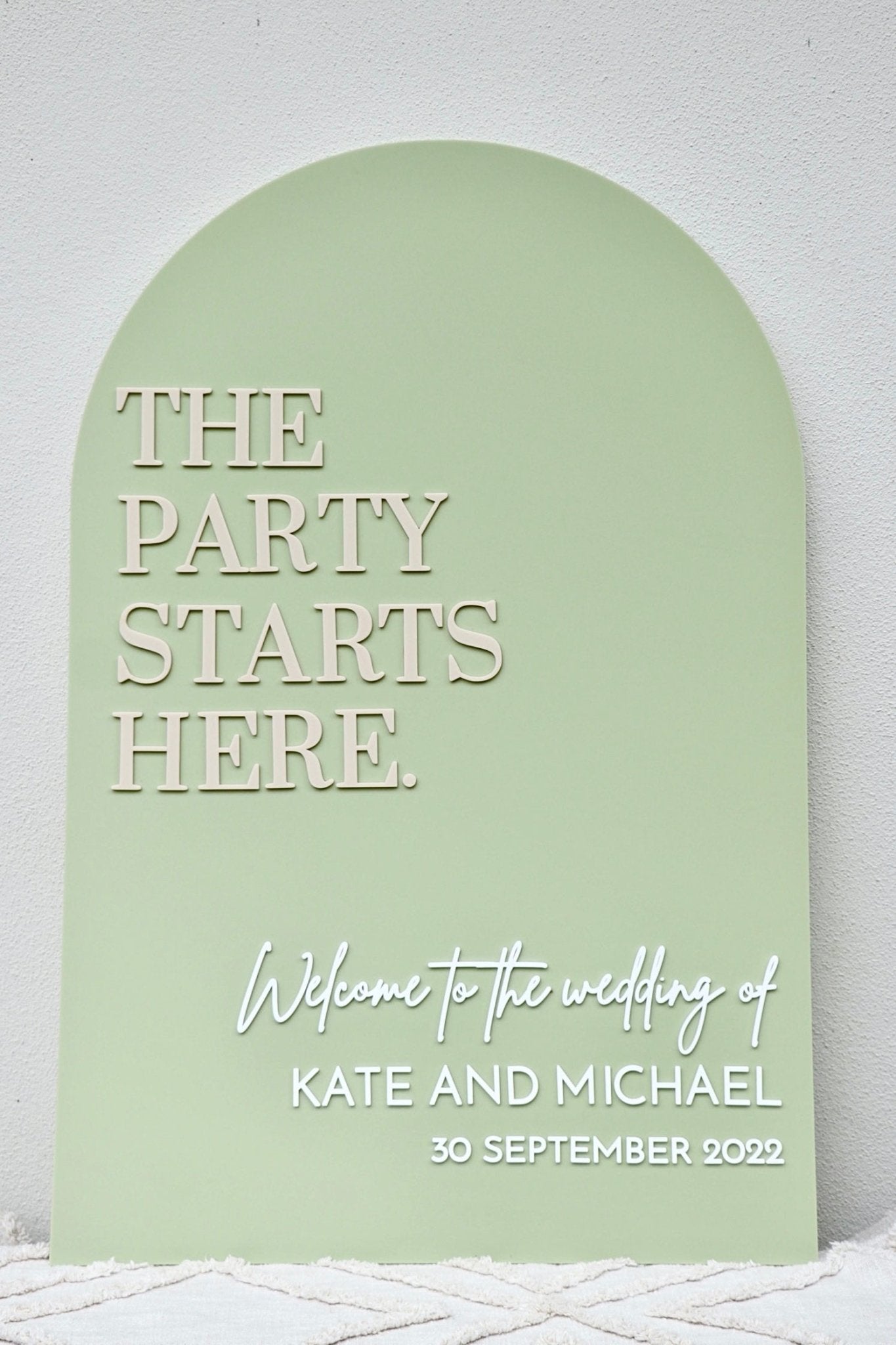 Acrylic Welcome Sign | Wedding Welcome Sign Arch – The Humble Gift Co.