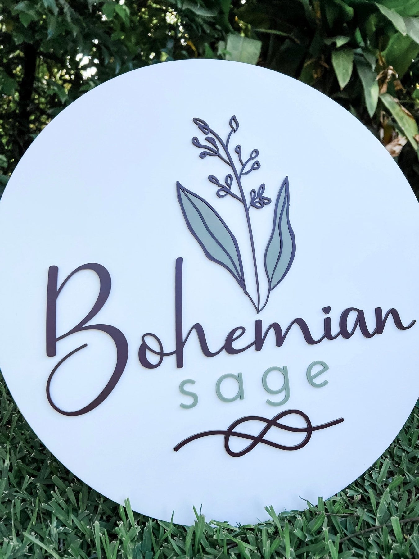 Acrylic Custom Logo Sign | Laser Cut Business Signage – The Humble Gift Co.