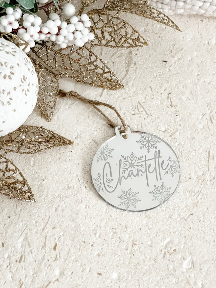 Acrylic Snowflake Bauble - The Humble Gift Co.