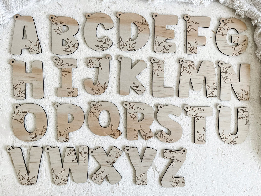Alphabet Little Leaf Tags - The Humble Gift Co.