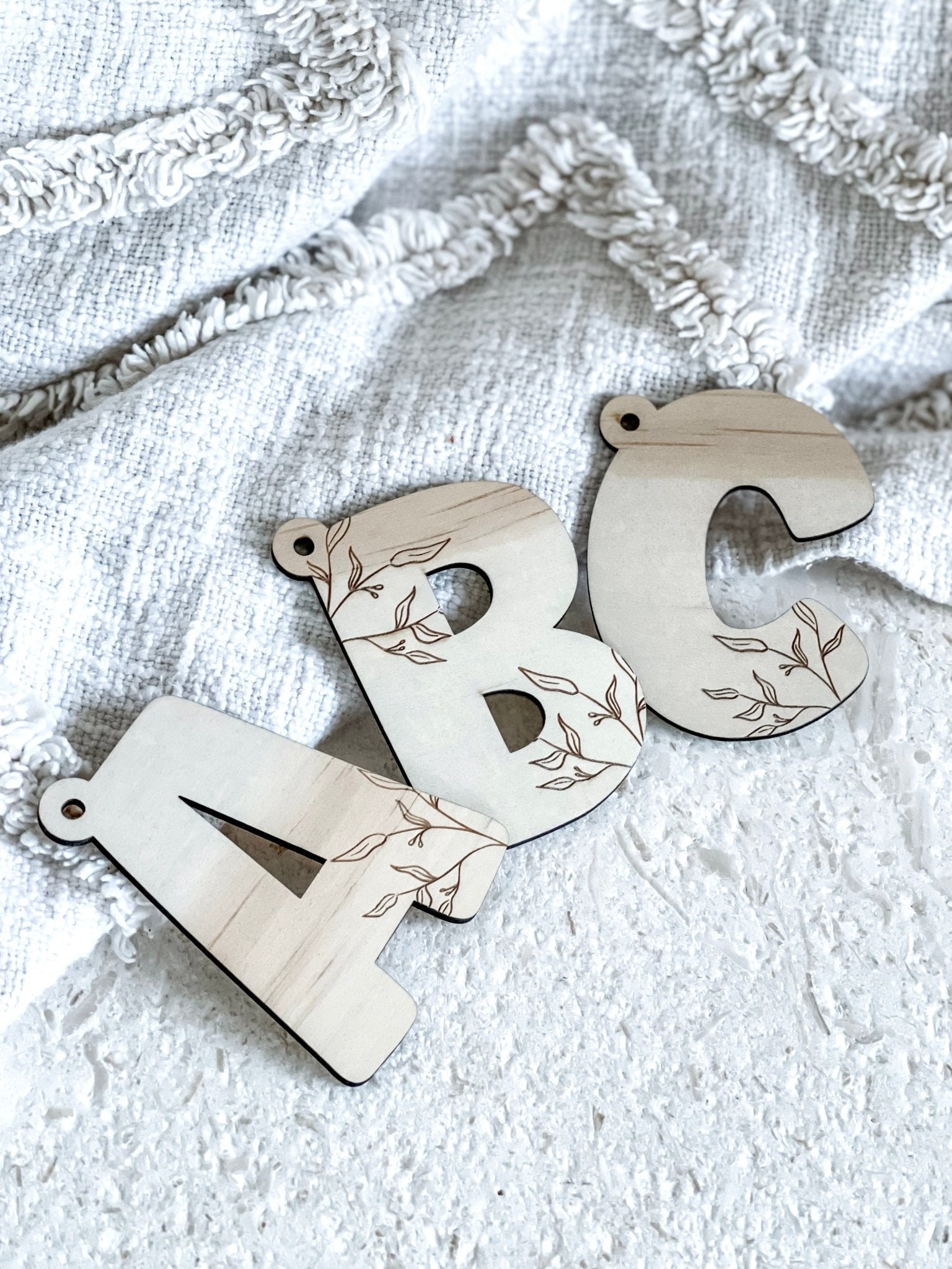 Alphabet Little Leaf Tags - The Humble Gift Co.