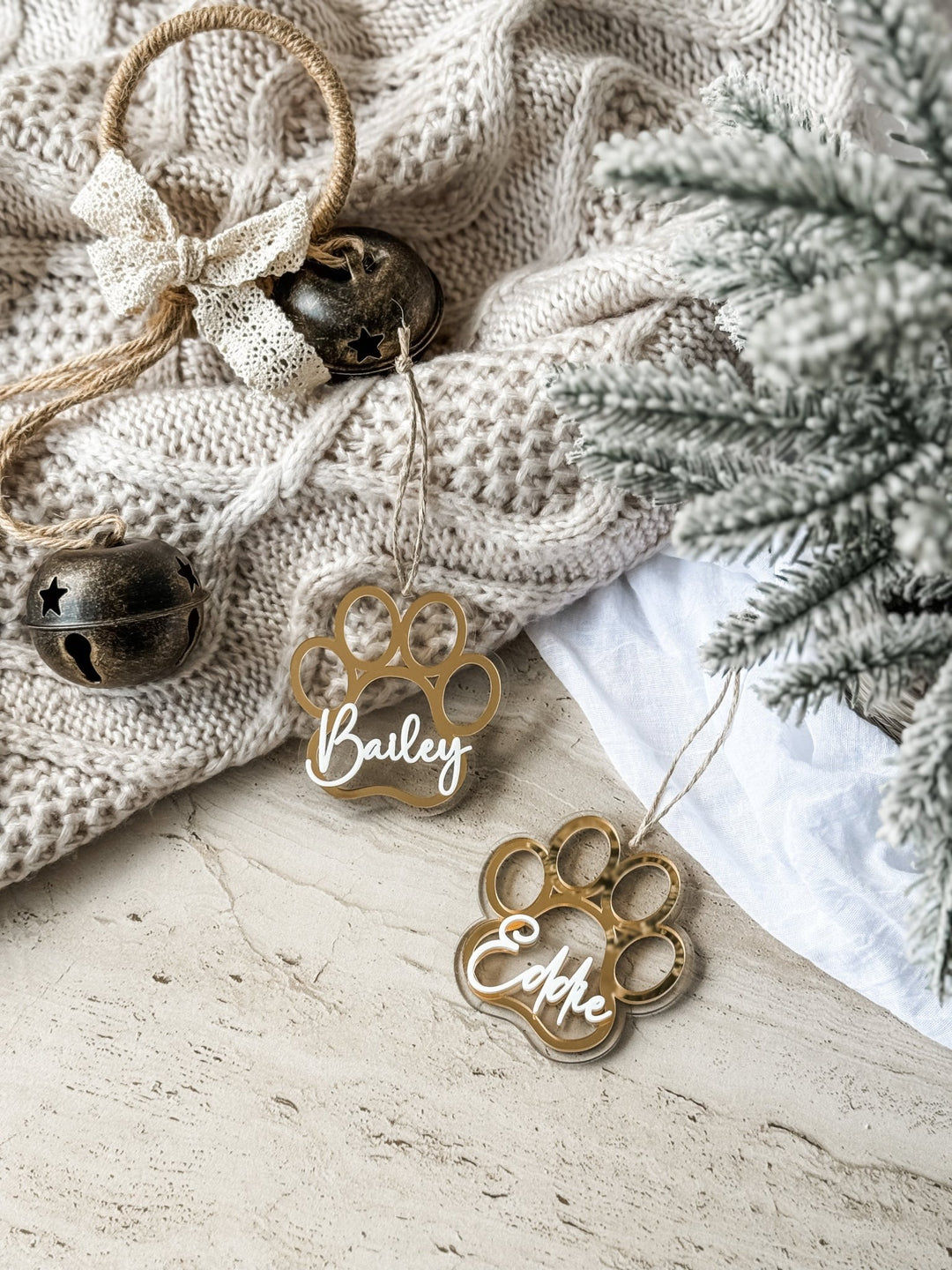 Animal Paw Print Ornament - The Humble Gift Co.