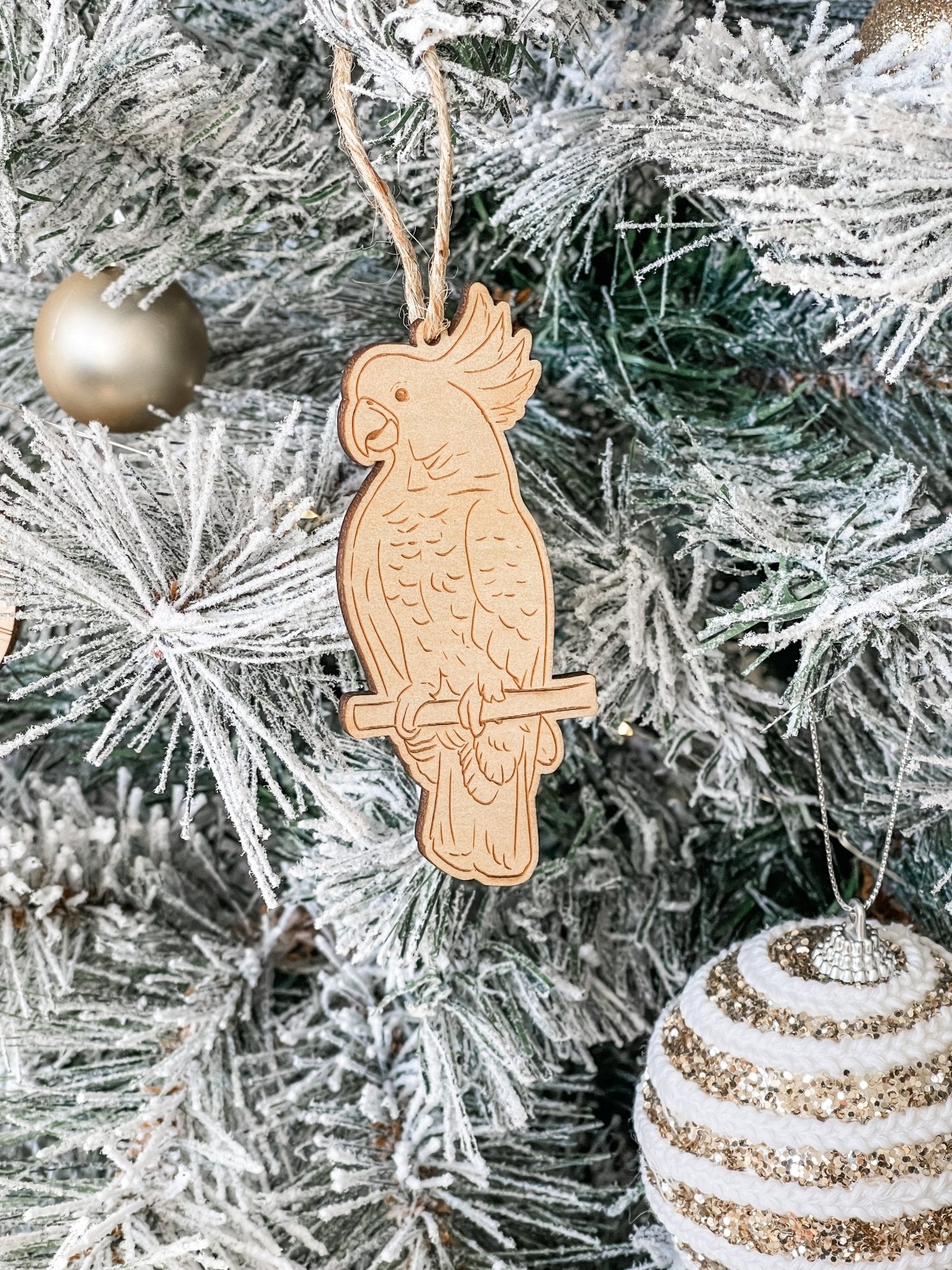Aussie Animal Ornament - Cockatoo - The Humble Gift Co.