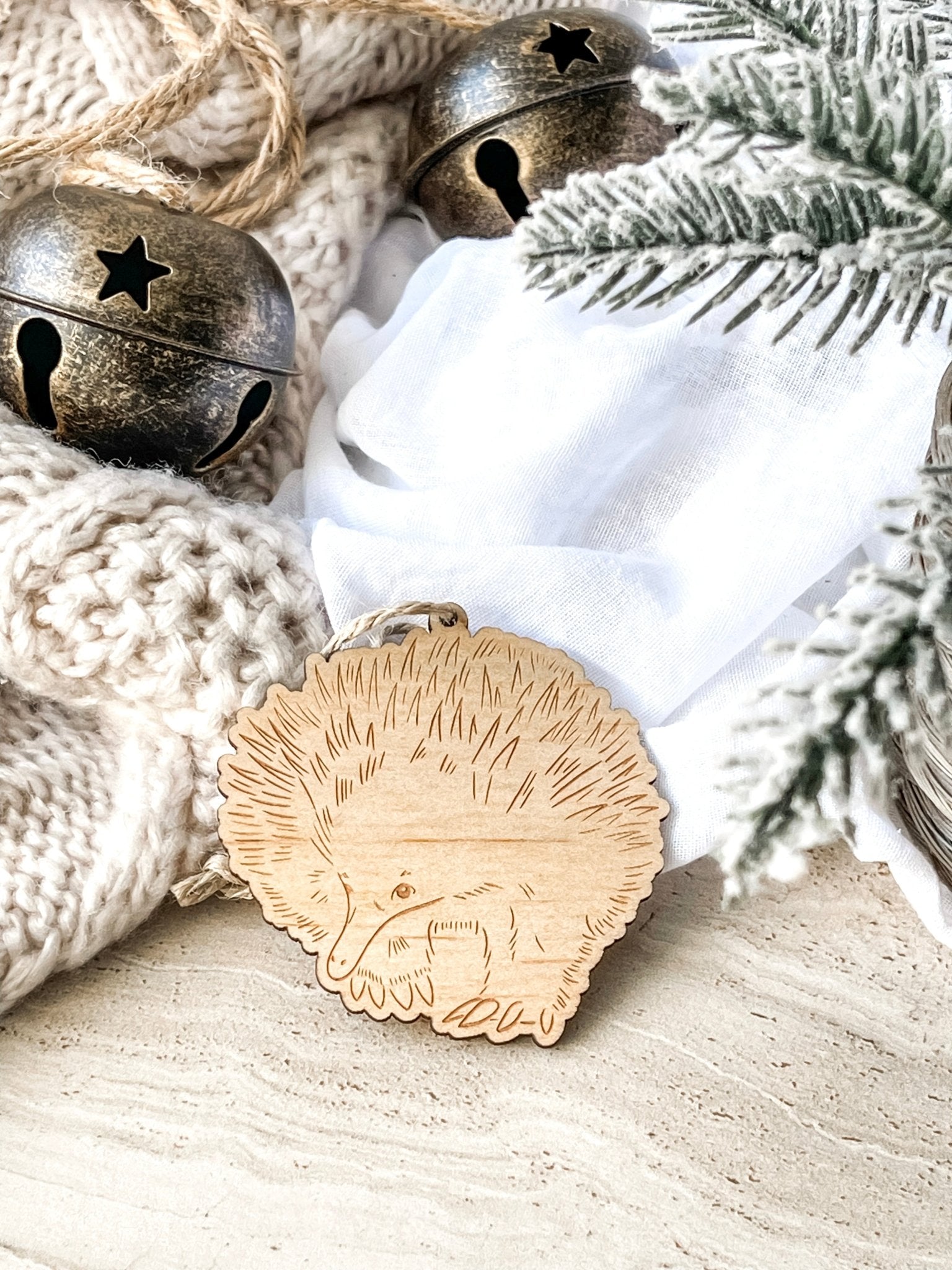 Aussie Animal Ornament - Echidna - The Humble Gift Co.