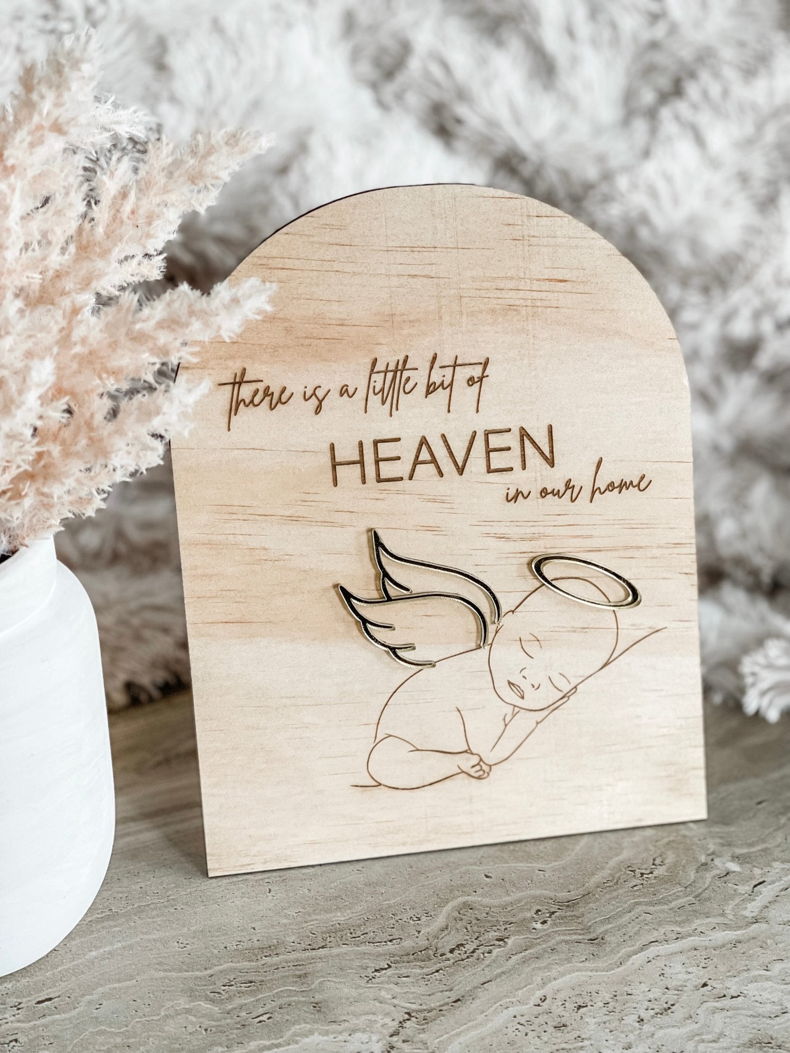 Baby Angel Memorial Plaque - The Humble Gift Co.