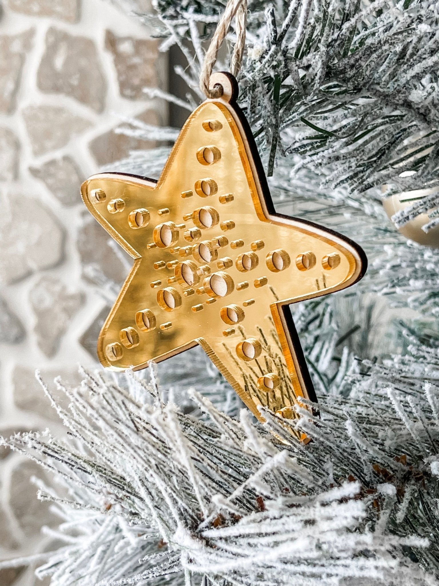 Beach Ornament - Golden Starfish - The Humble Gift Co.