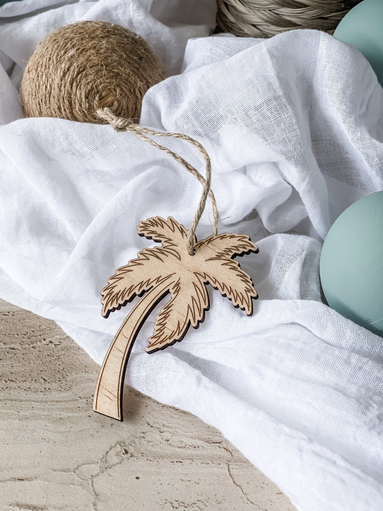 Beach Ornament - Palm Tree - The Humble Gift Co.