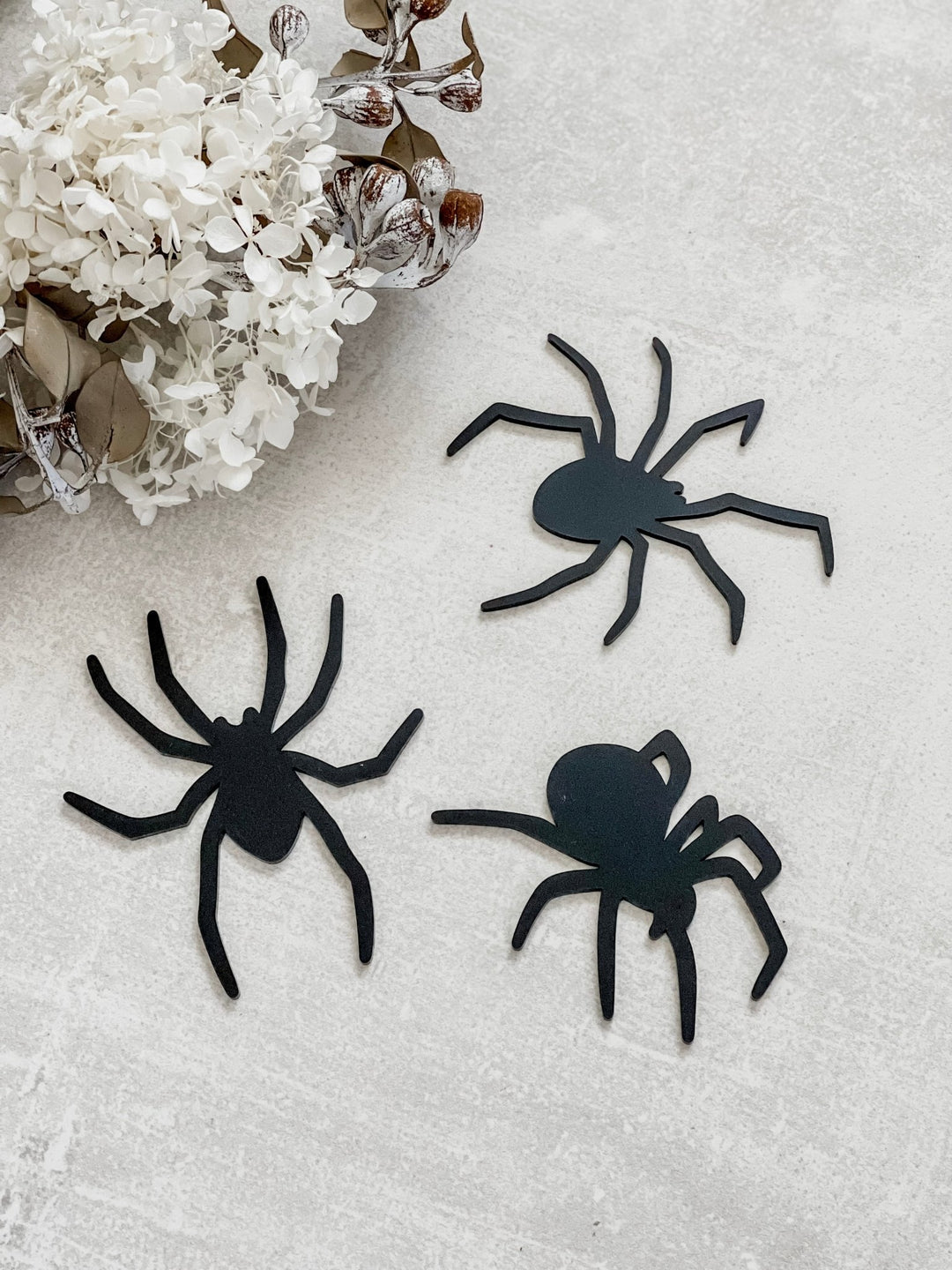 Black Acrylic Spider Sets - The Humble Gift Co.