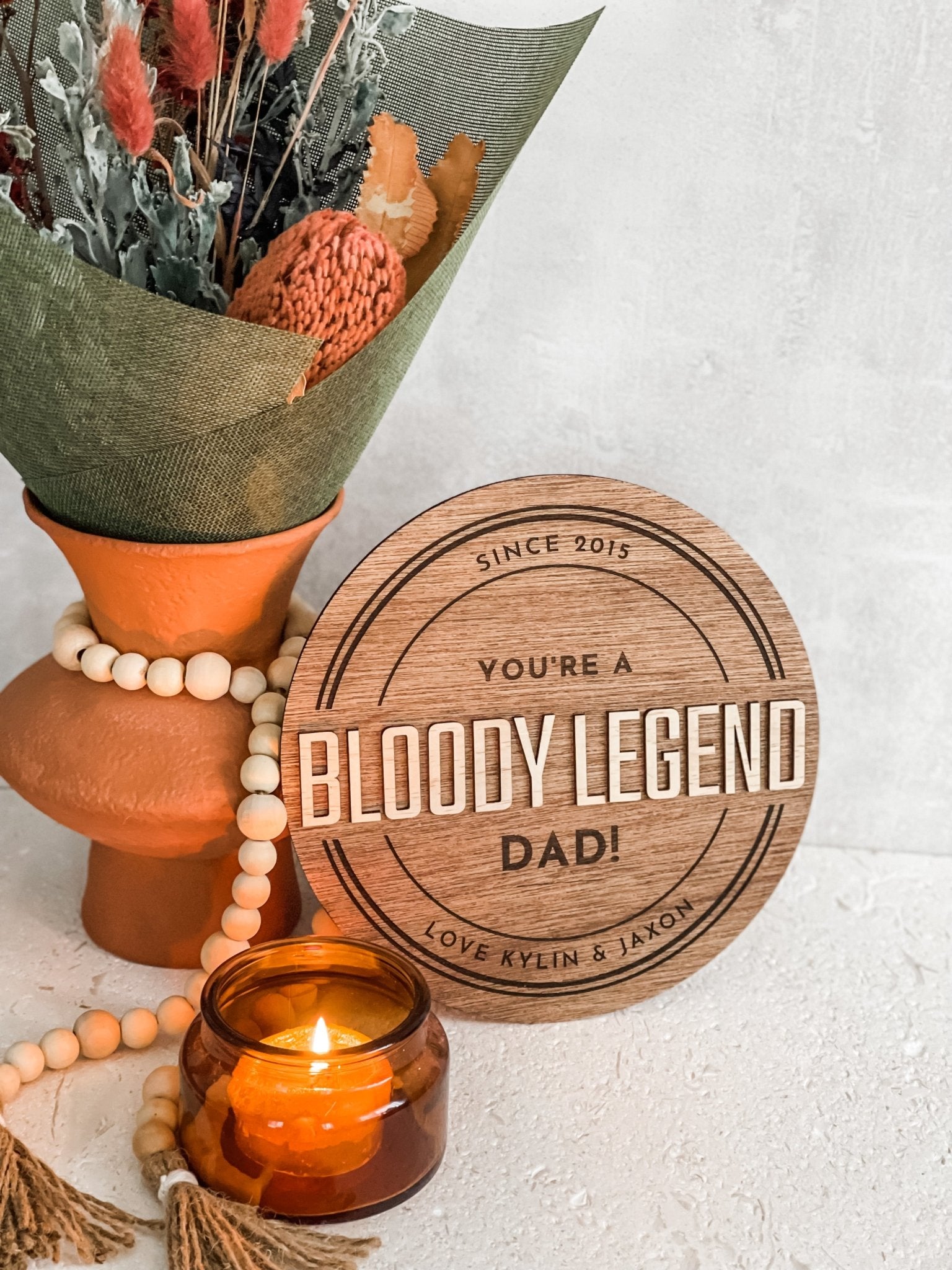 Bloody Legend Plaque - The Humble Gift Co.