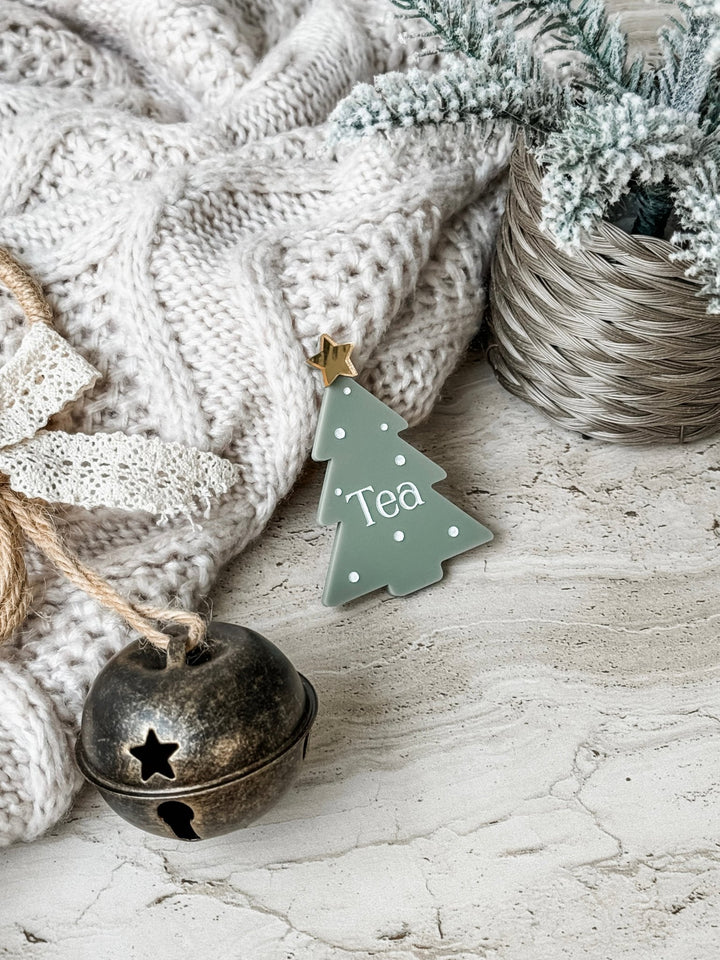 Christmas Tree Name Badge - The Humble Gift Co.