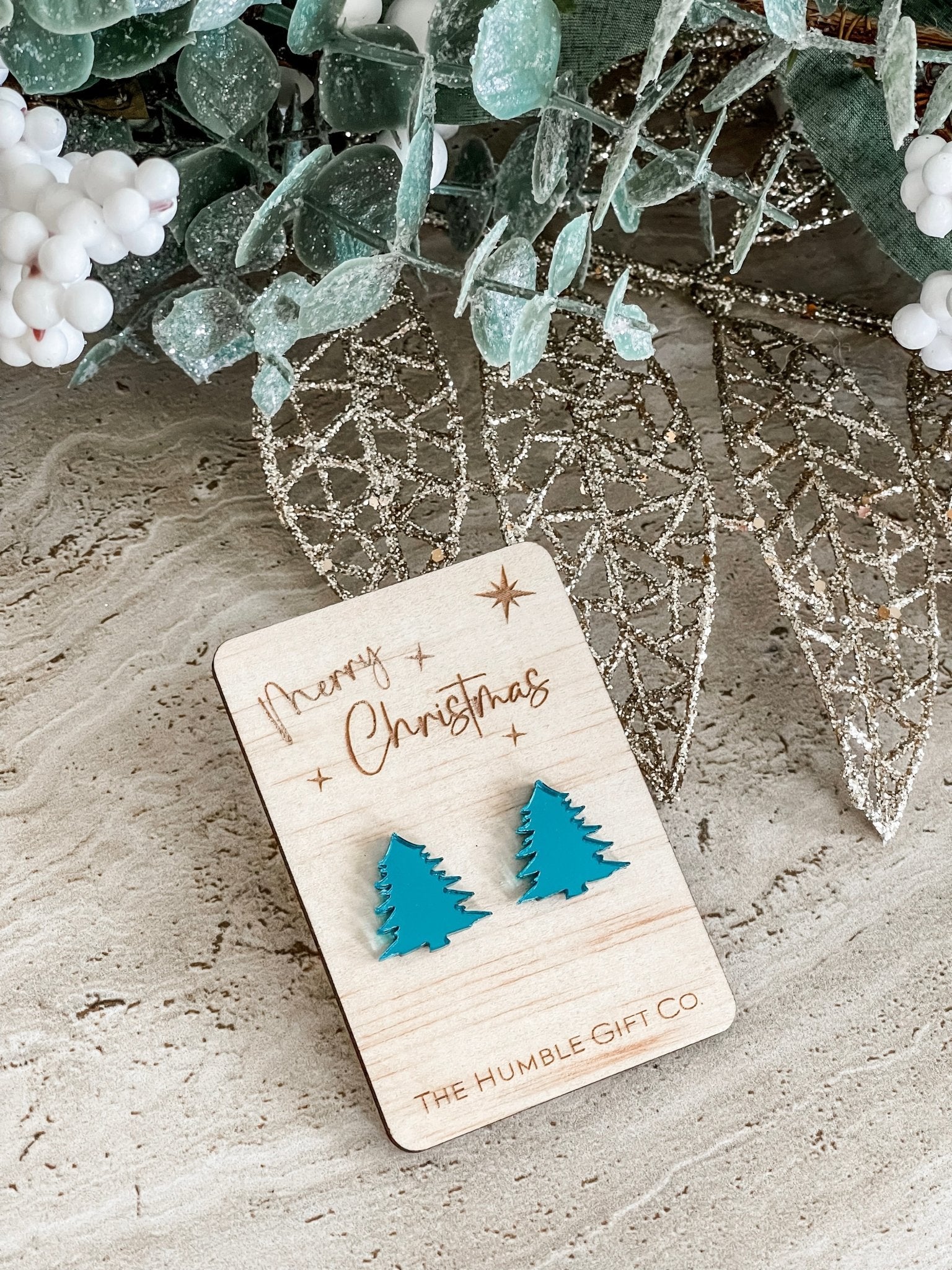 Christmas Tree Studs - The Humble Gift Co.