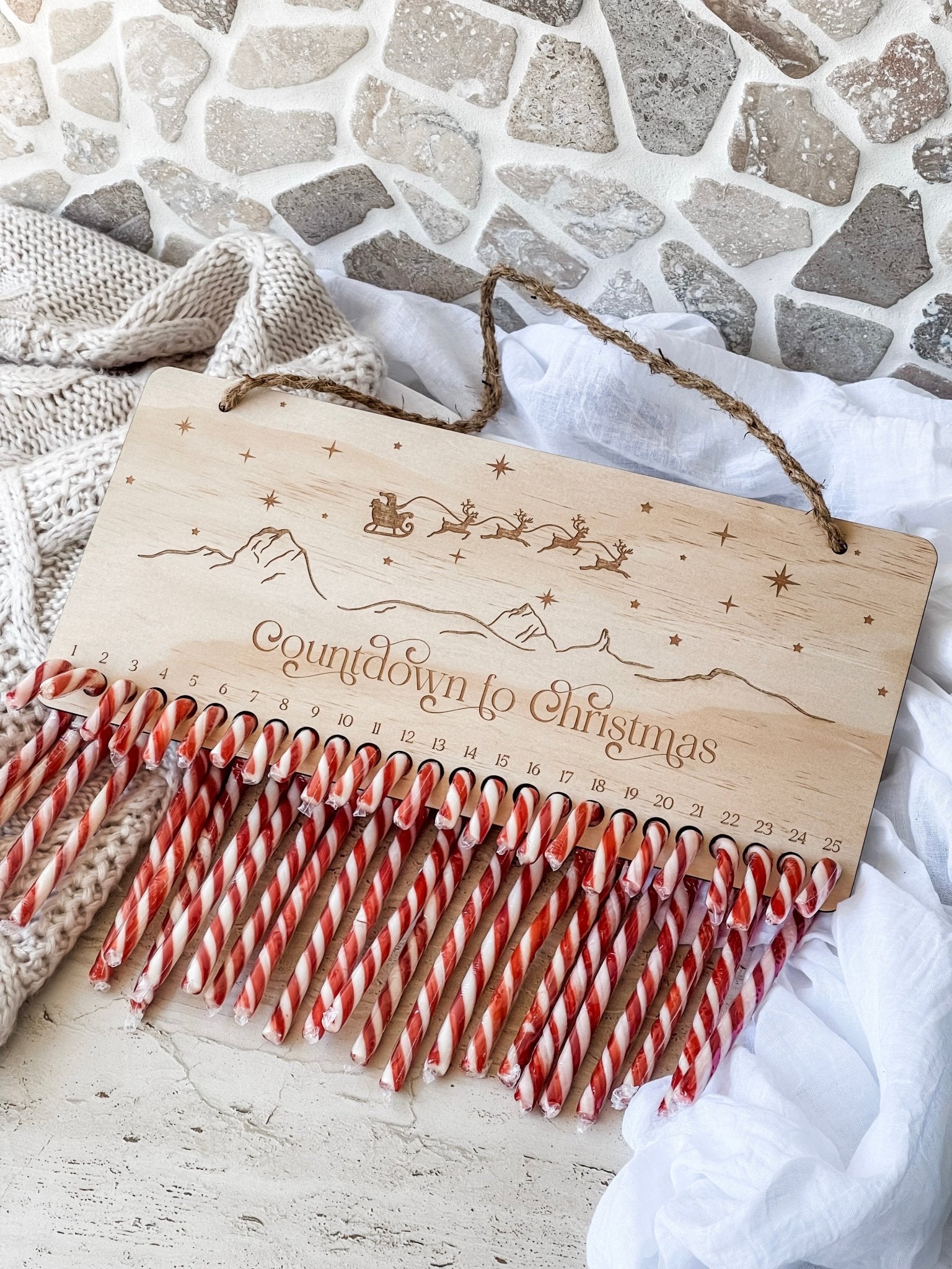Countdown to Christmas - Candy Cane Style - The Humble Gift Co.