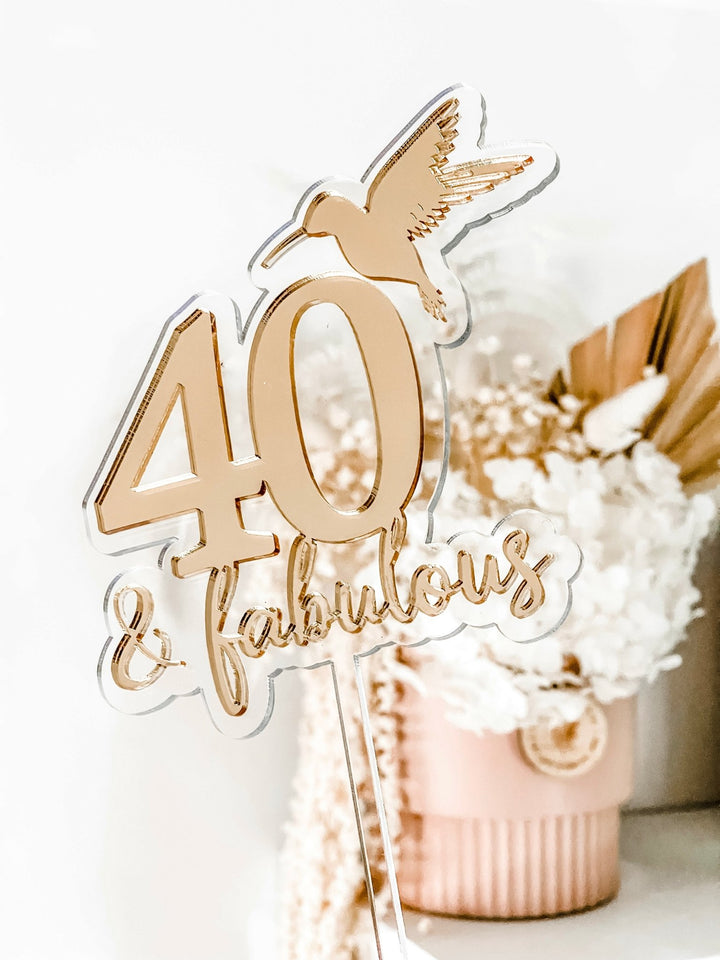 Custom Cake Topper - The Humble Gift Co.