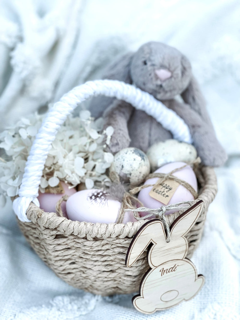 Easter Bunny name tag - The Humble Gift Co.