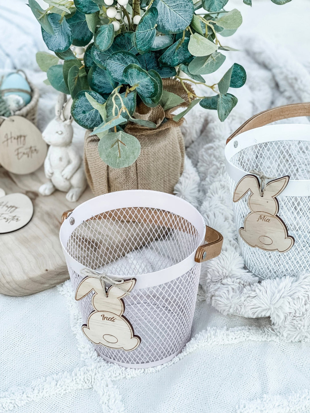 Easter Bunny name tag - The Humble Gift Co.