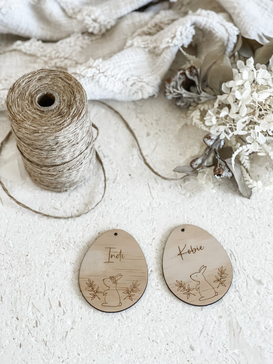 Easter Egg Tag Personalised with Name - The Humble Gift Co.