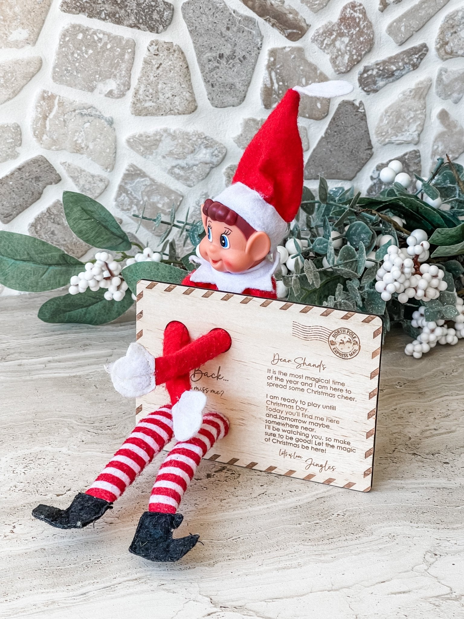 Elf on the Shelf "Nice" Postcard - The Humble Gift Co.