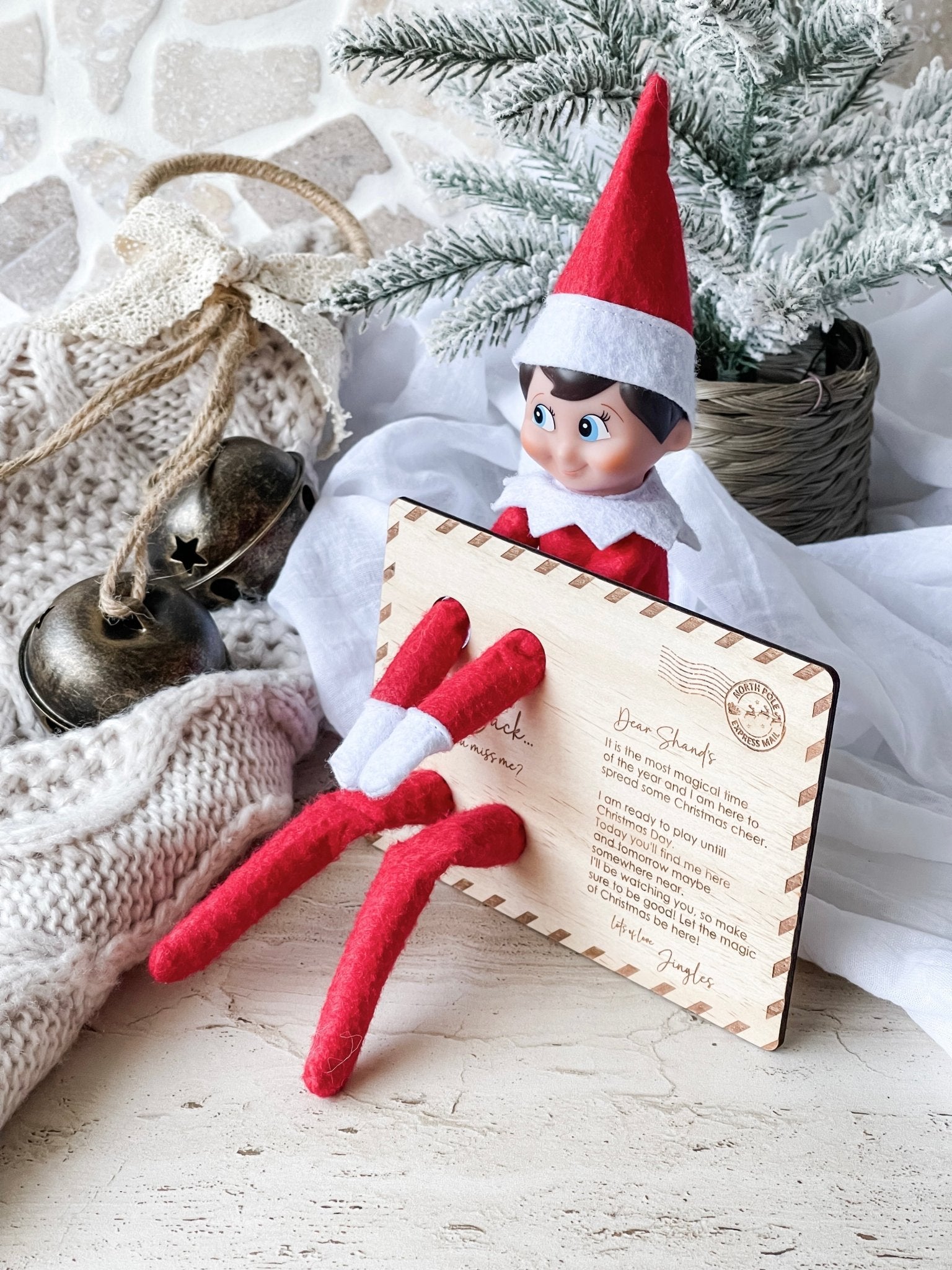 Elf on the Shelf "Nice" Postcard - The Humble Gift Co.