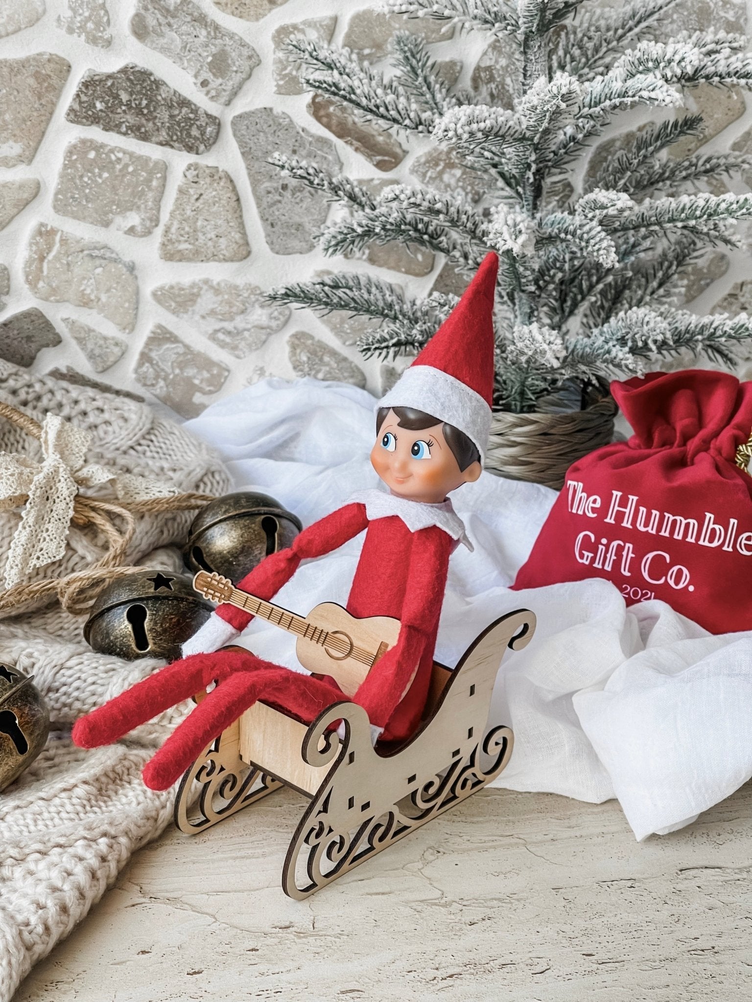 Elf on the Shelf Santa Sleigh - The Humble Gift Co.