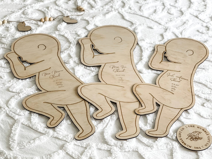 Engraved Baby Plaque - The Humble Gift Co.