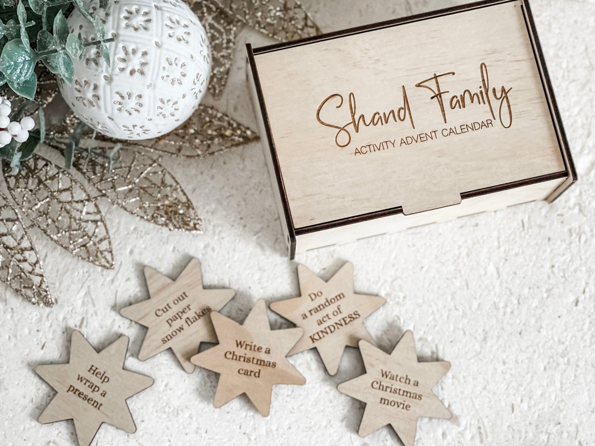 Family Activity Advent Calendar - The Humble Gift Co.