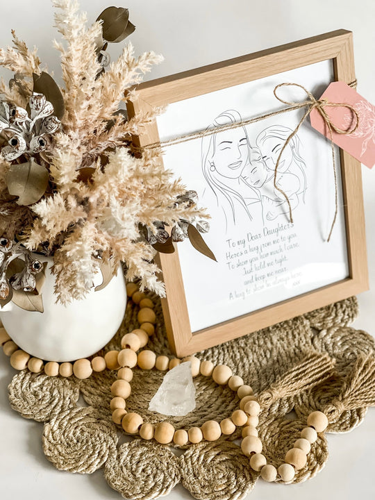 Framed Line Art | Line Art Drawing | Custom Line Art – The Humble Gift Co.