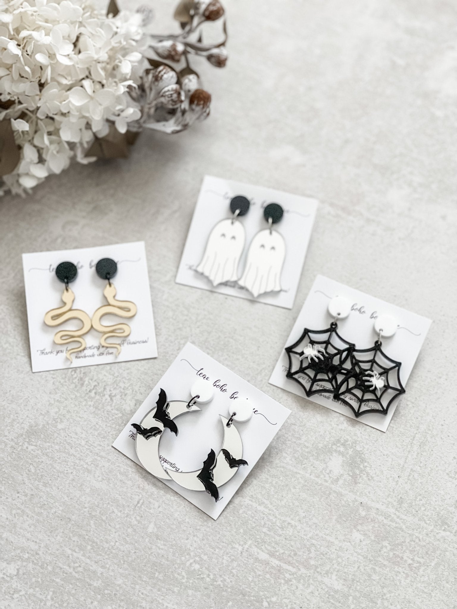 Ghost Earrings - The Humble Gift Co.