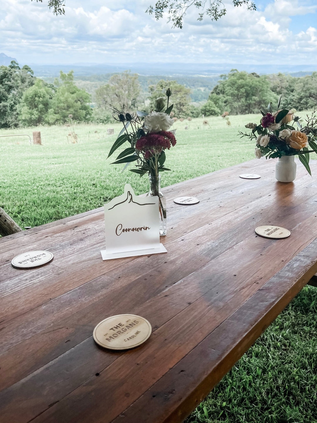 Glasshouse Mountain Table Numbers - The Humble Gift Co.