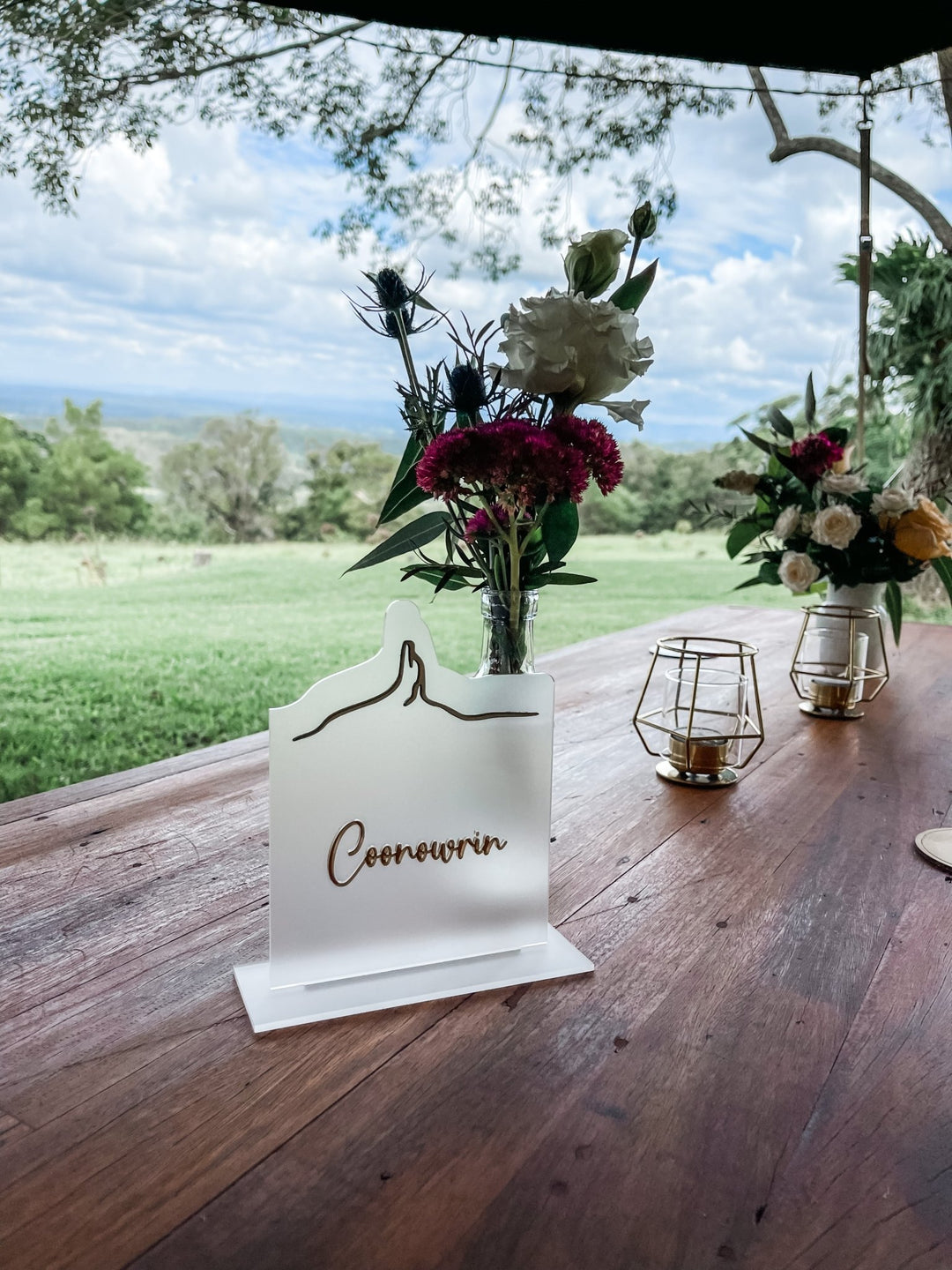 Glasshouse Mountain Table Numbers - The Humble Gift Co.