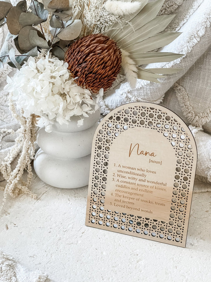 Grandma Definition Plaque Decor - The Humble Gift Co.