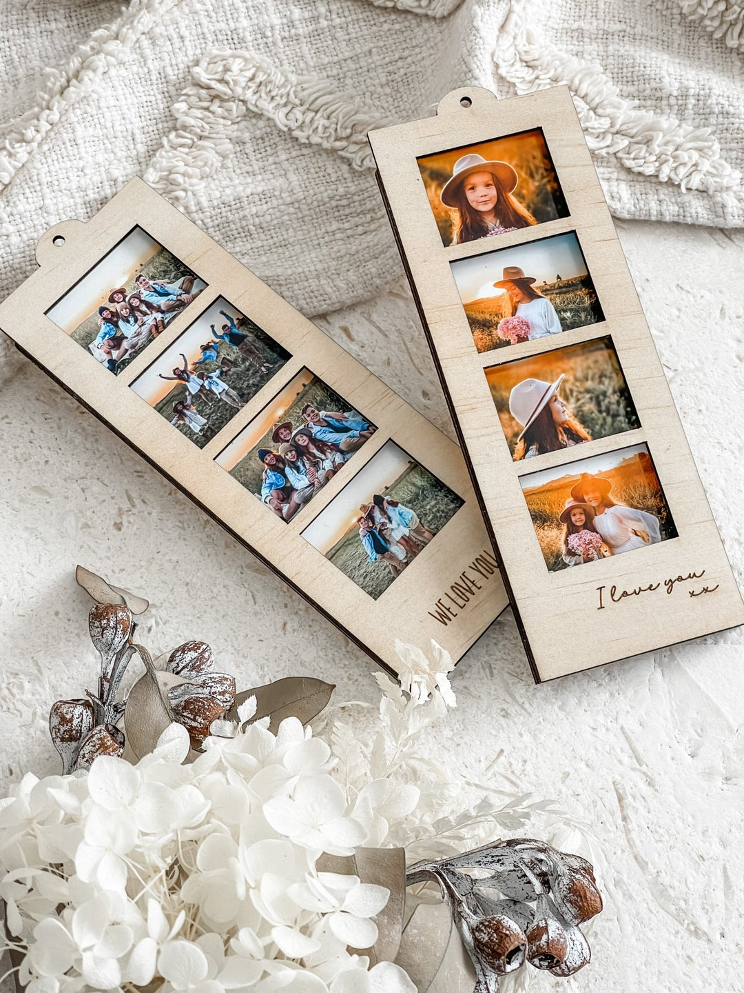 Hanging Mini (4) Photo Strip Frame - The Humble Gift Co.