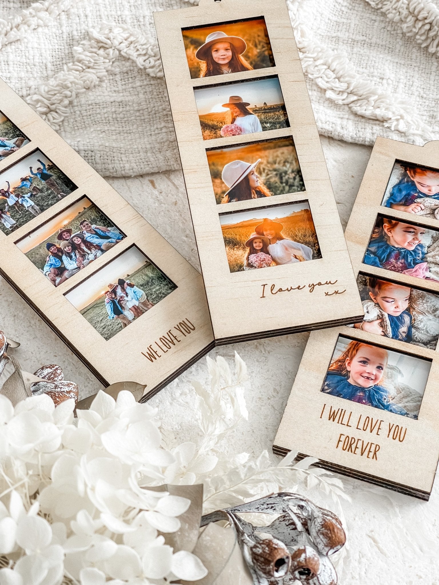 Hanging Mini (4) Photo Strip Frame – The Humble Gift Co.