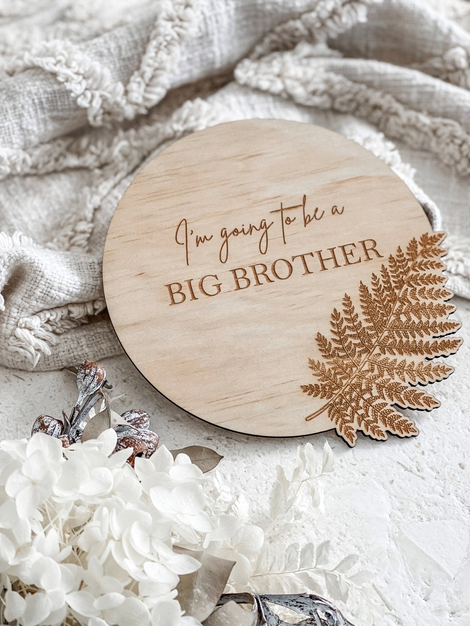I'm going to be a... Announcement Plaque - The Humble Gift Co.