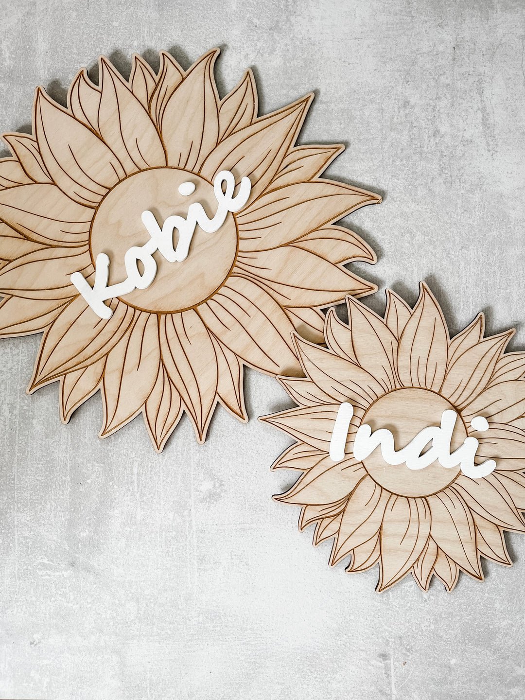 Sunflower Name Plaque