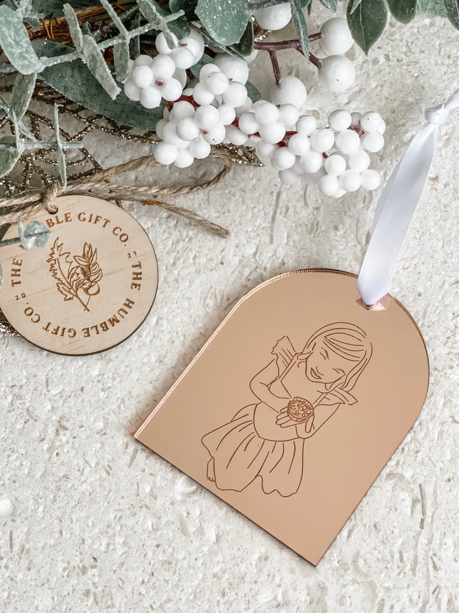 Line Art Ornament - The Humble Gift Co.
