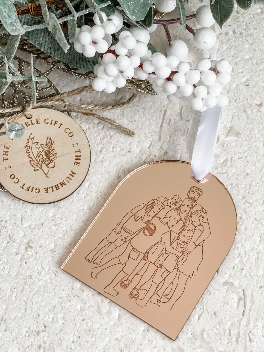 Line Art Ornament - The Humble Gift Co.