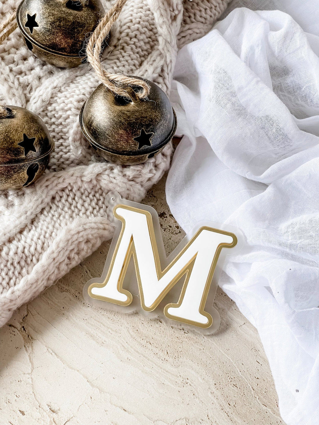 Magic Style Triple Layer Letter Ornament - The Humble Gift Co.