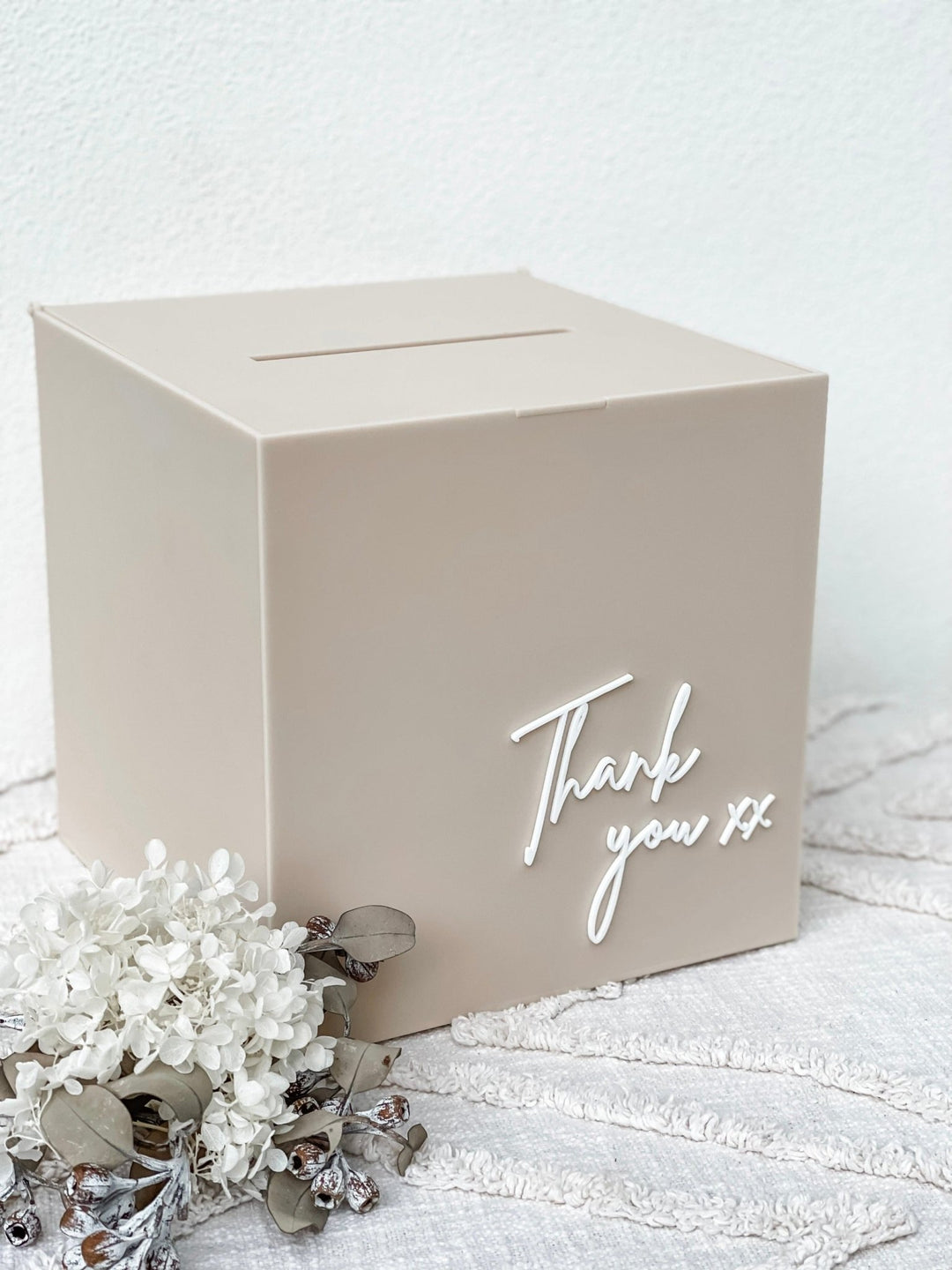 Matte Beige Acrylic Wishing Well - The Humble Gift Co.