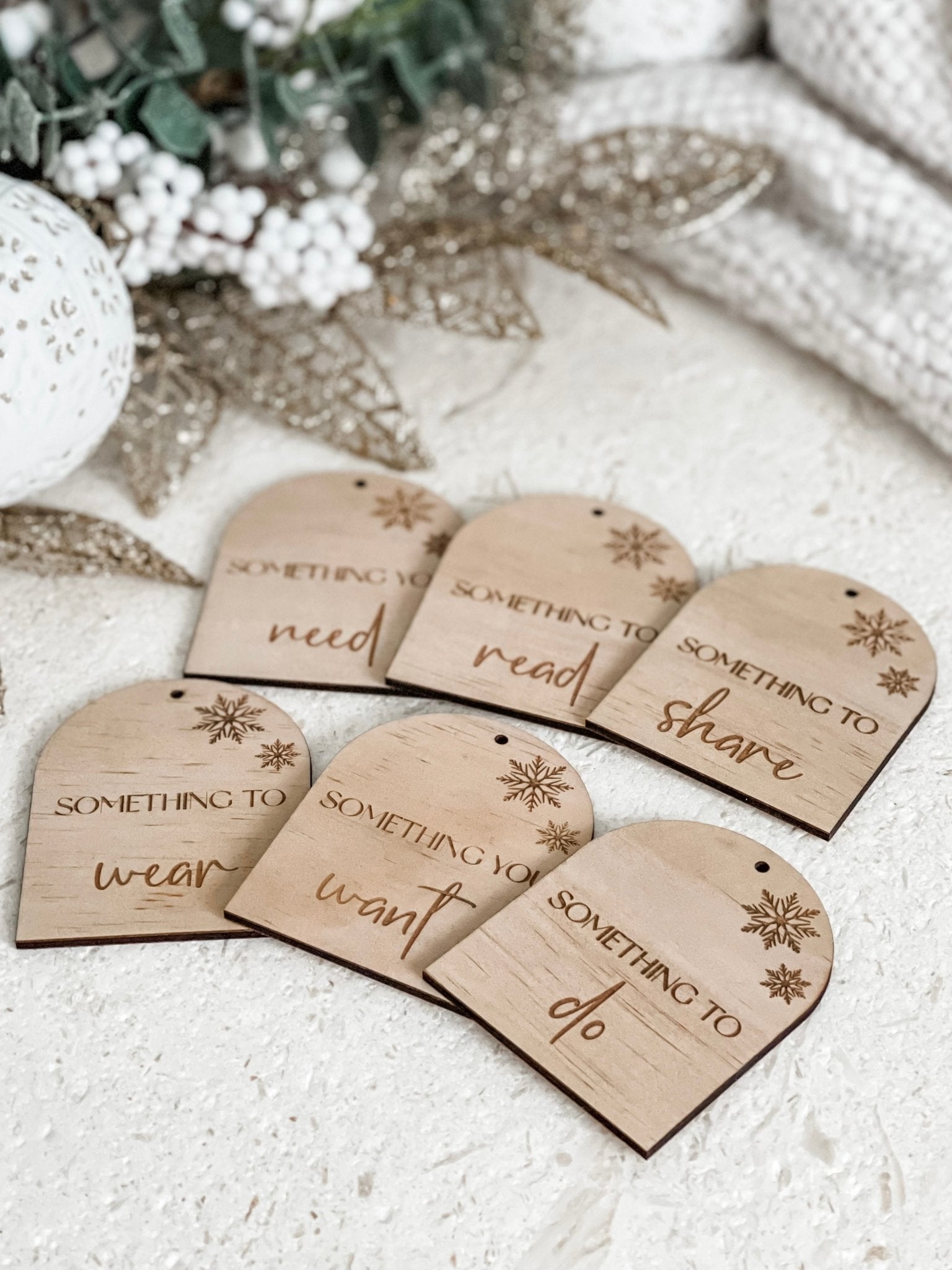 Mindful Gifting Tags - Plywood - The Humble Gift Co.