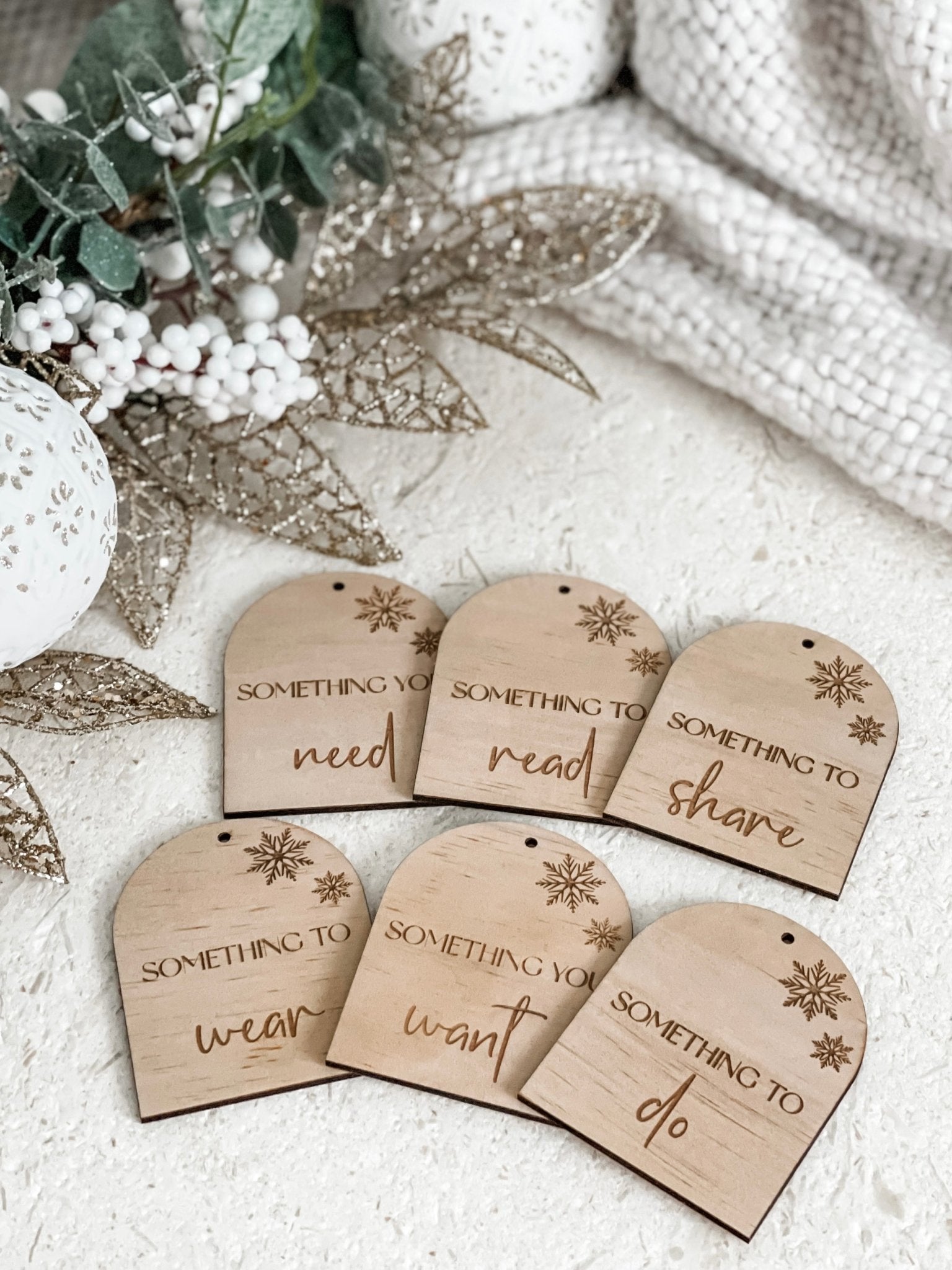 Mindful Gifting Tags - Plywood - The Humble Gift Co.