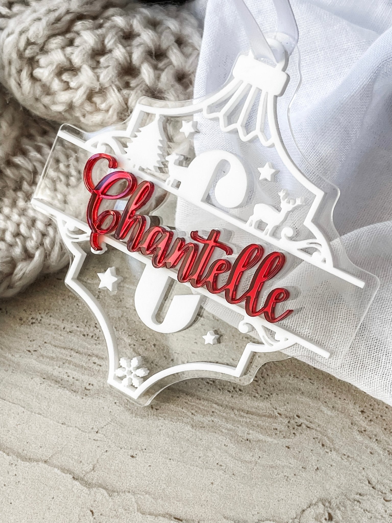 Monogram Ornament - The Humble Gift Co.