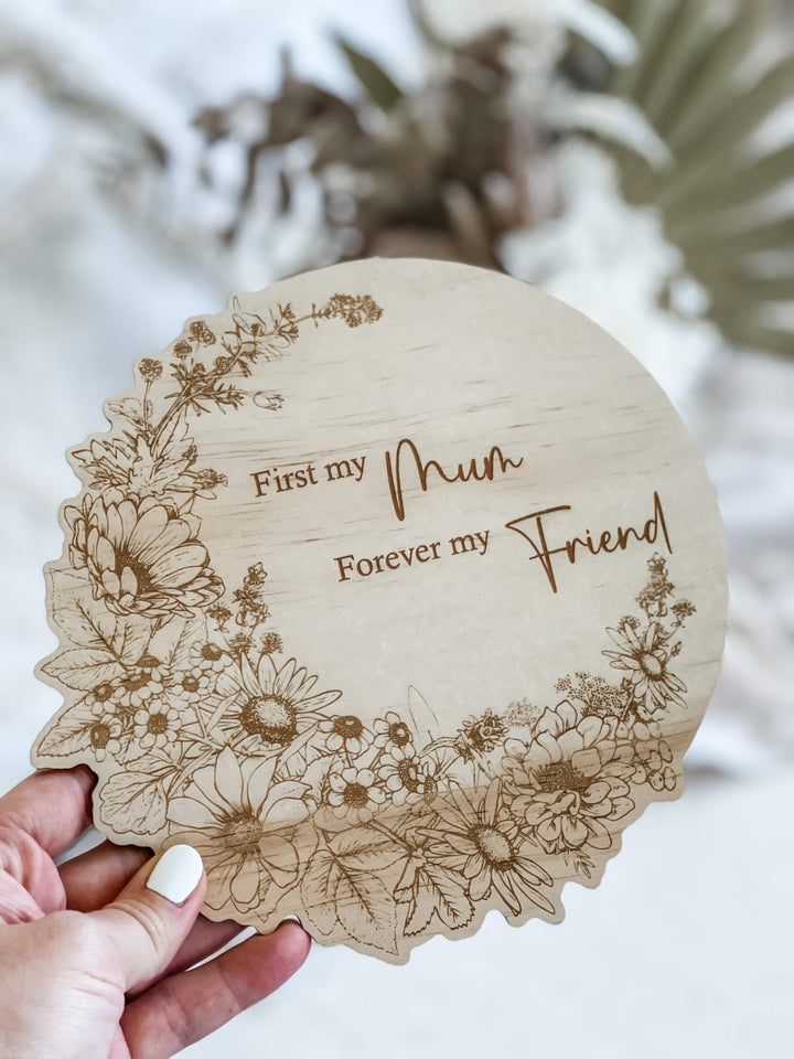 Mother's Day Flower Plaque - The Humble Gift Co.