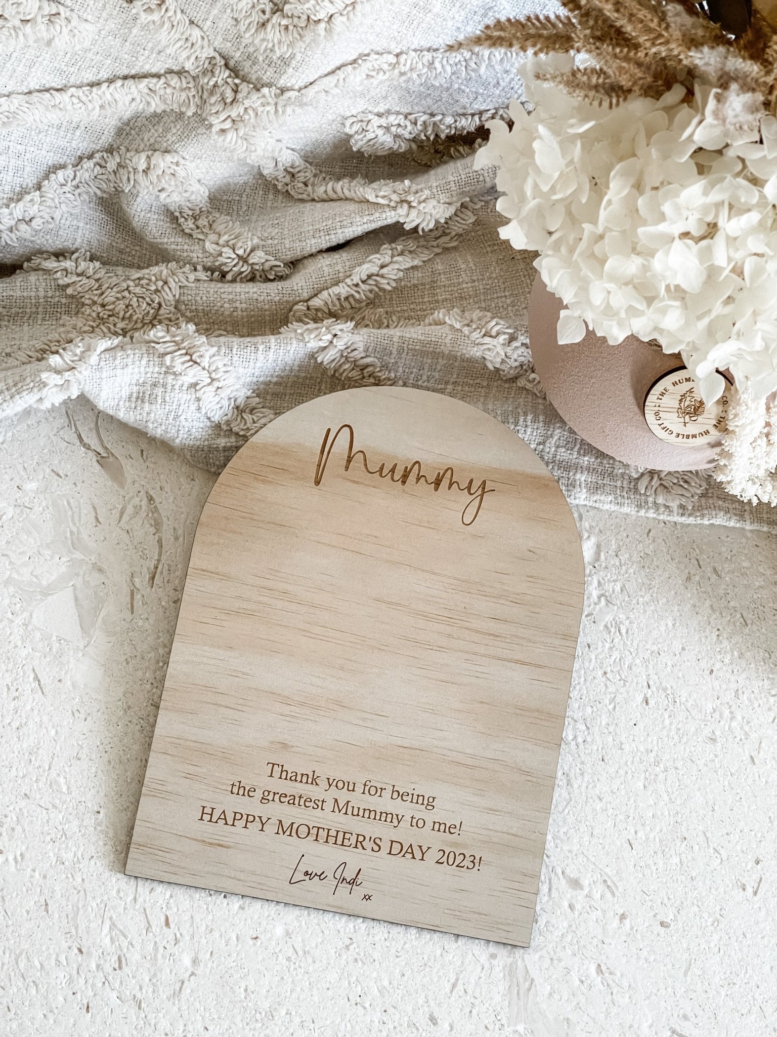 Mother’s Day Handprint Plaque - The Humble Gift Co.