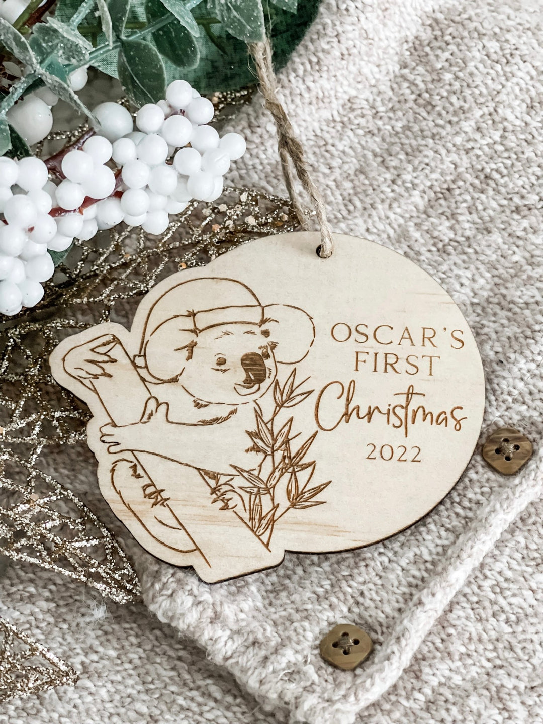 My First Christmas Koala Ornament - The Humble Gift Co.