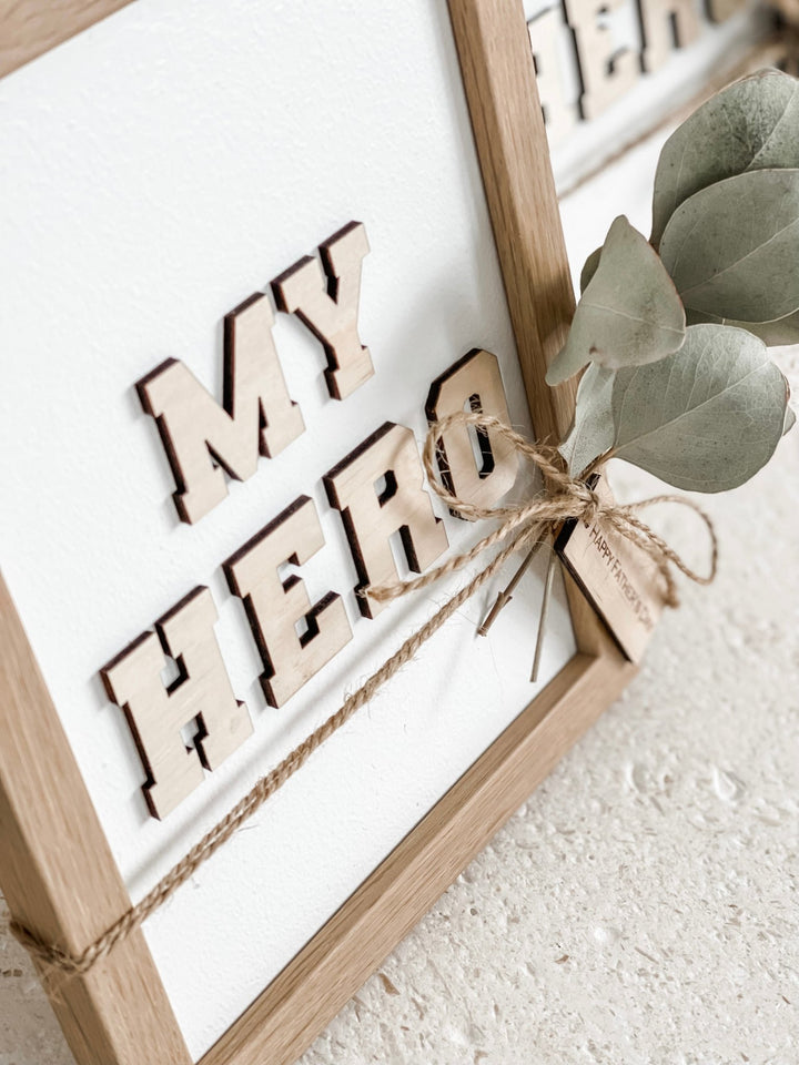 "My Hero" Photo Frame - The Humble Gift Co.