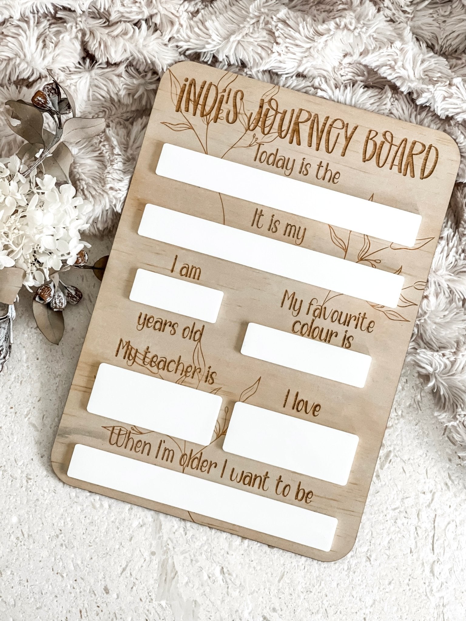 Personalised Journey Board - The Humble Gift Co.