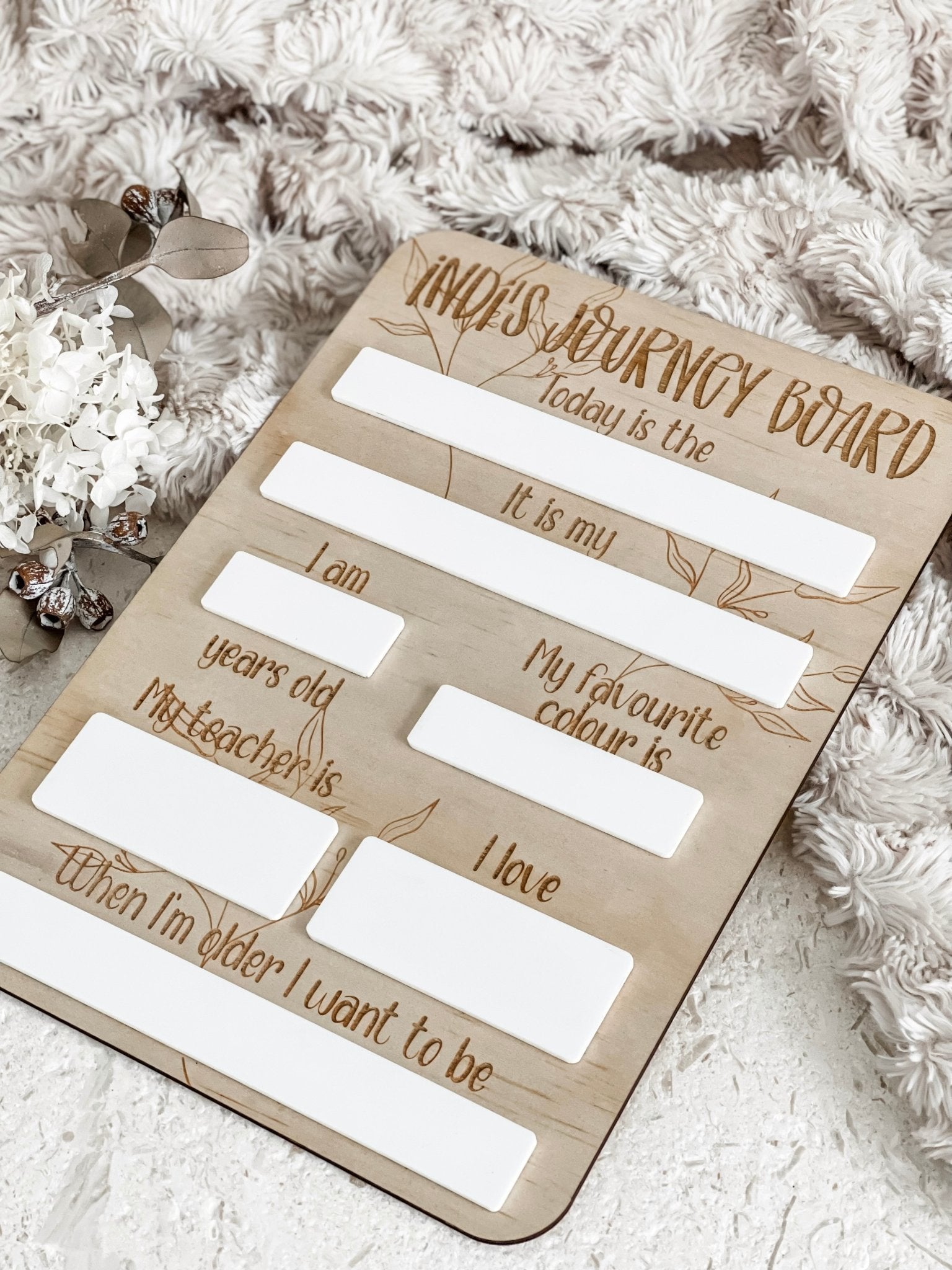 Personalised Journey Board - The Humble Gift Co.