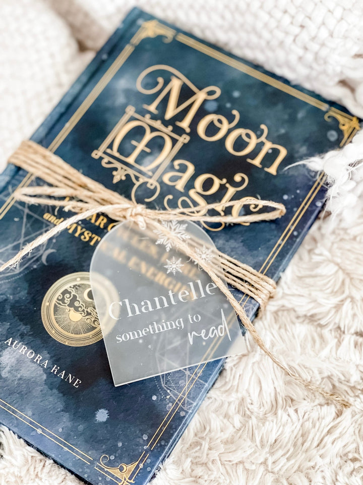 Personalised Mindful Gifting Tags - Frosted Clear Acrylic - The Humble Gift Co.