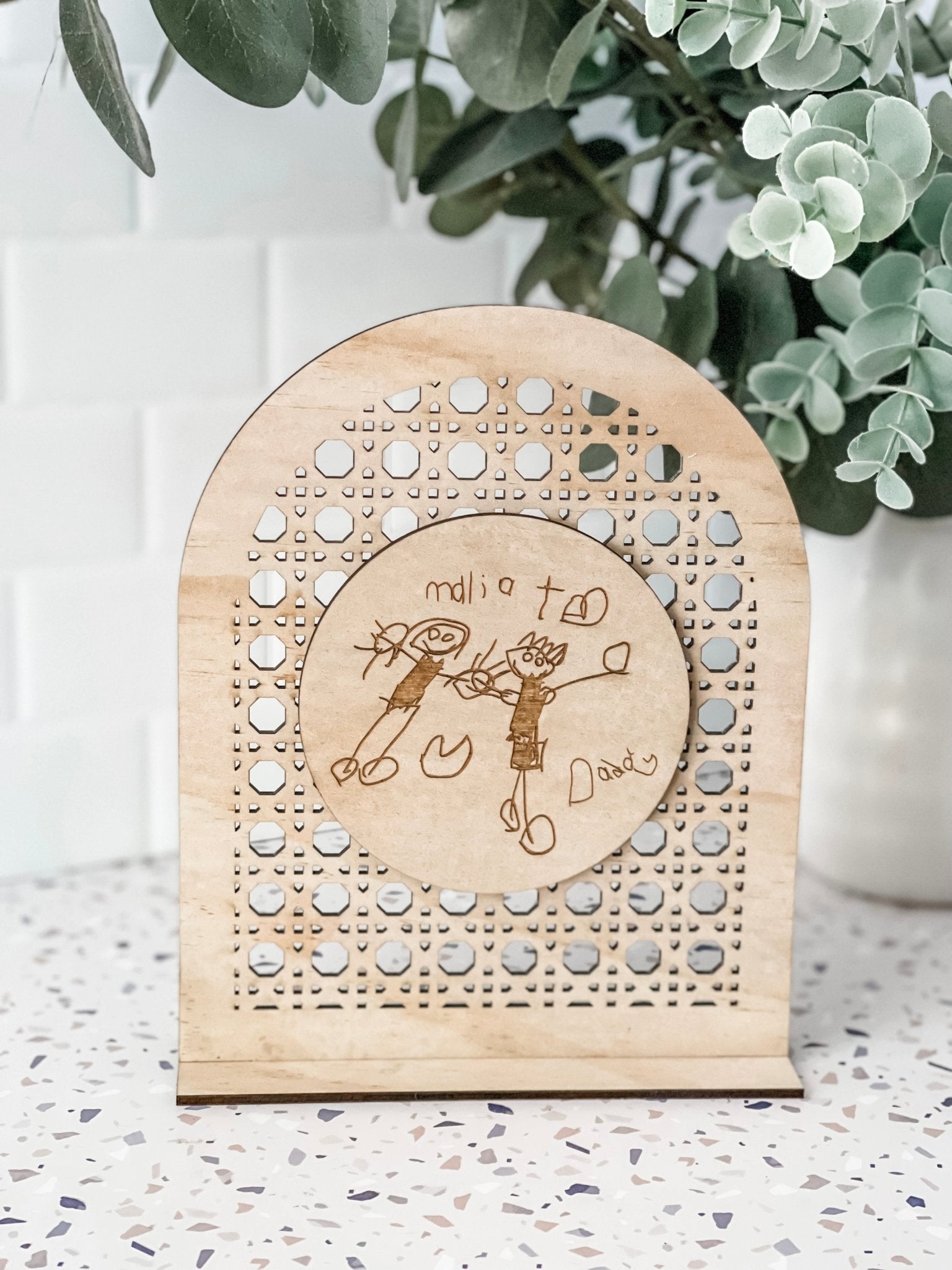 Personalised Rattan Arch | Custom Rattan Decor – The Humble Gift Co.