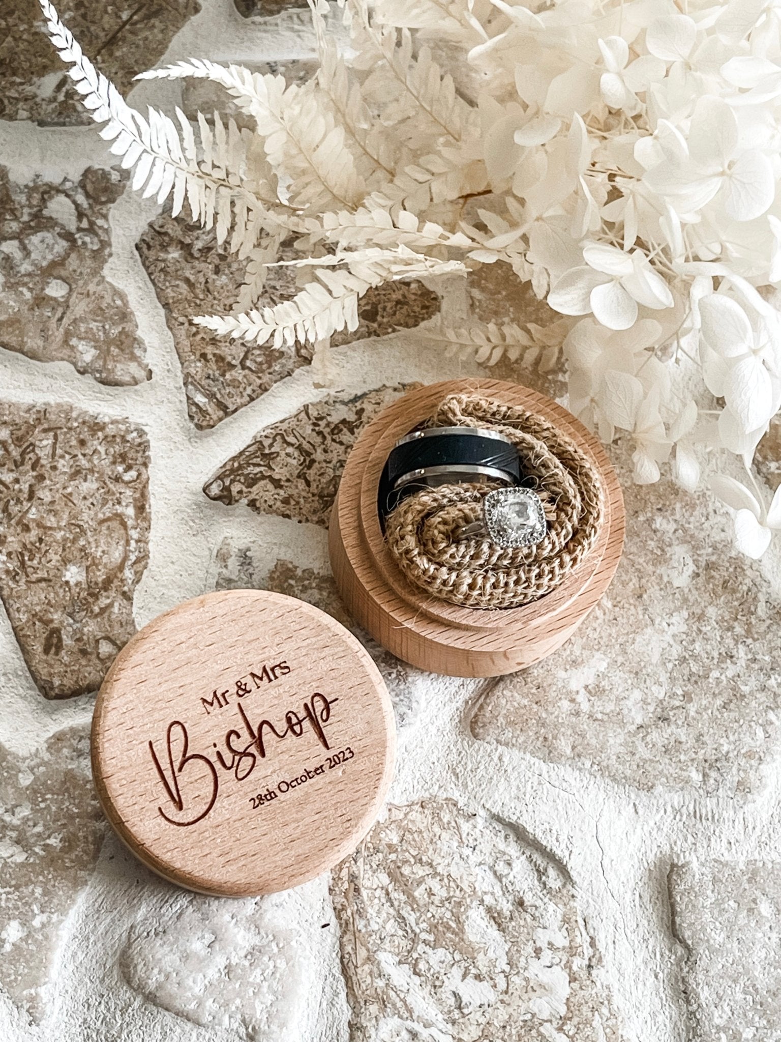 Personalised Ring Box - The Humble Gift Co.
